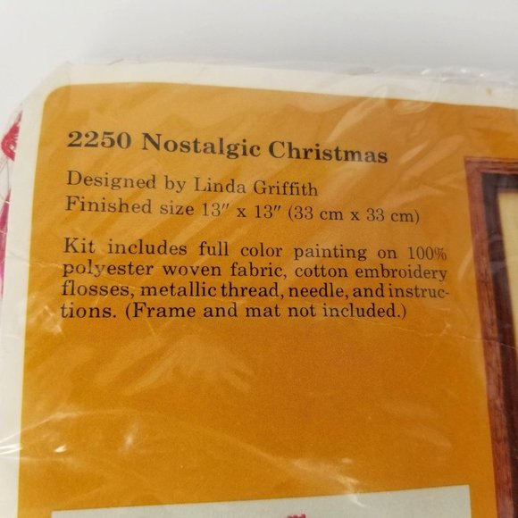 Creative Circle Cross Stitch Kit 2250 Nostalgic Christmas Home Decor Bear Toys - Picture 6 of 7